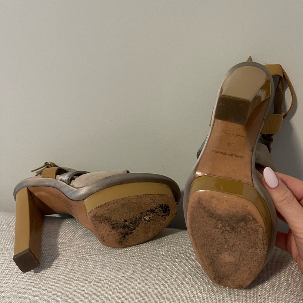 Balenciaga Paris Satin / Suede / Patent Heel 36.5 - Picture 5 of 6